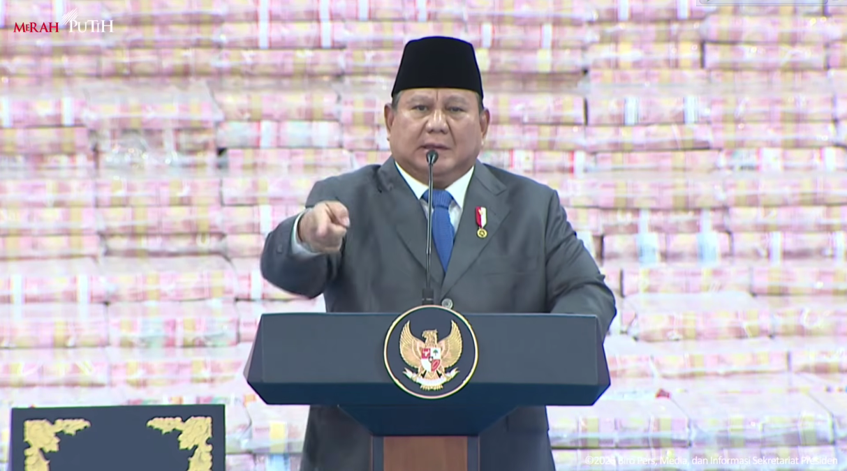 Presiden prabowo penyerahan denda administratif