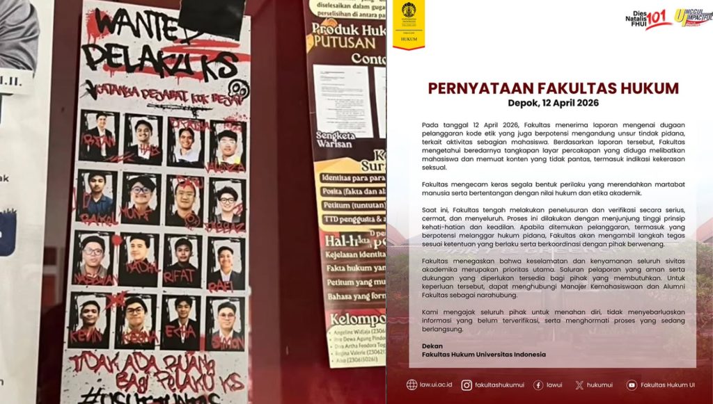 kasus pelecehan seksual fh ui