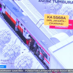 Simulasi Kecelakaan Kereta