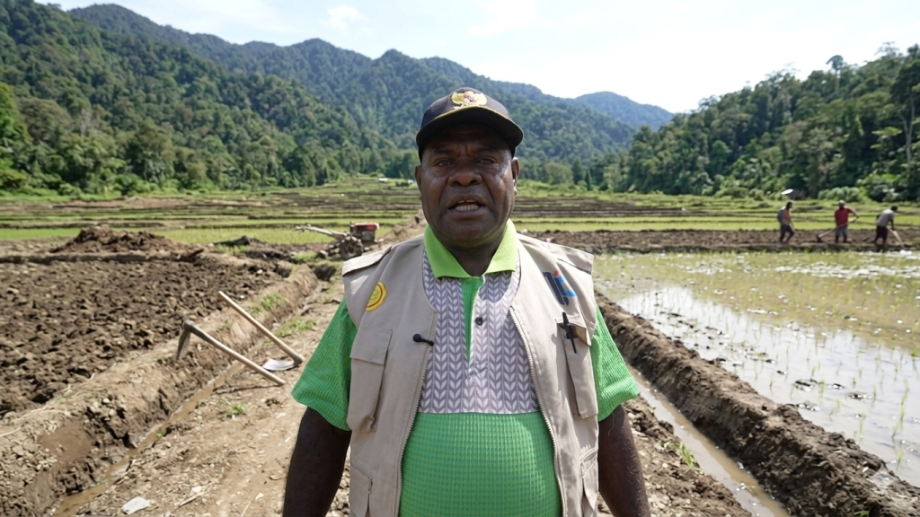 Pembukaan Sawah di Papua