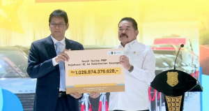 Kejaksaan AGung setor aset hasil koruptor