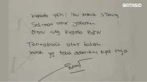 Isi Pesan Sony Sonjaya Untuk bu Nanik