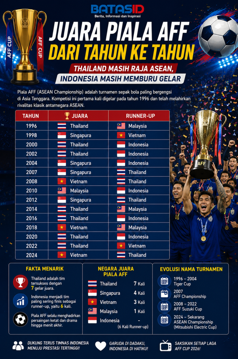 Juara Piala AFF dari tahun ke tahun