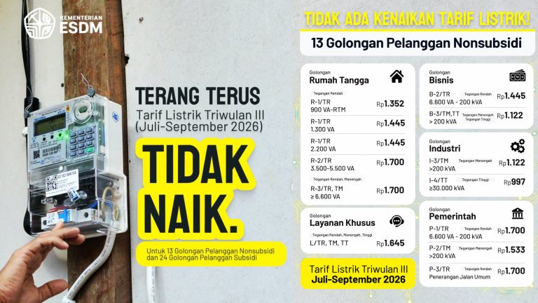 Listrik tidak naik
