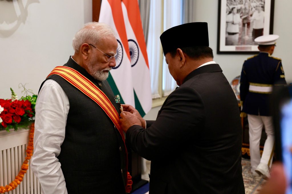 Perdana mentri India & Presiden Prabowo