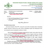 surat dari NU malang