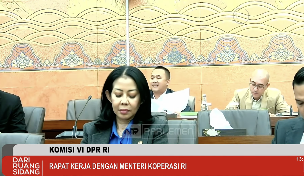 Rapat kerja Menkop RI