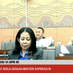 Rapat kerja Menkop RI