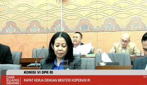 Rapat kerja Menkop RI
